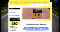 Desktop Screenshot of limpiezas-lina.com