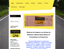 Tablet Screenshot of limpiezas-lina.com